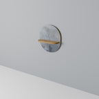 MUTED ARC Ovales Kunstregal in Eiche-Optik