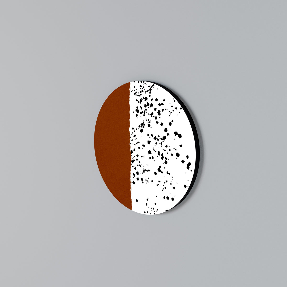 EXTRAORDINARY DUALISM Round Wall Art