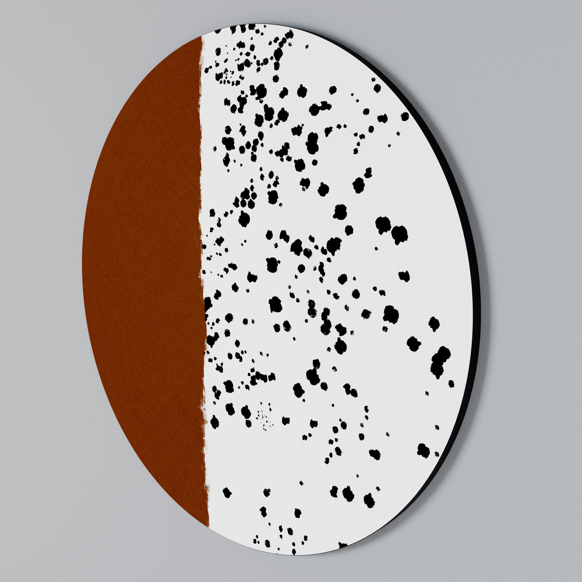 EXTRAORDINARY DUALISM Rundes Wandbild