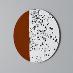 EXTRAORDINARY DUALISM Runde Wanddekoration Ø 69 cm