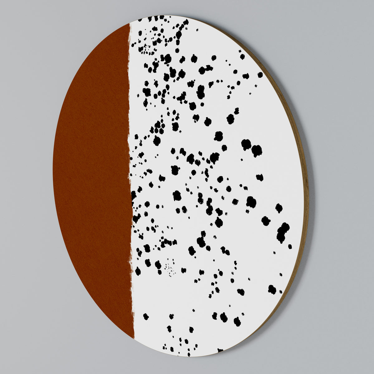 EXTRAORDINARY DUALISM Rundes Wandbild
