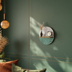 DOTTED DELIGHTS Ovales Kunstregal in Eiche-Optik