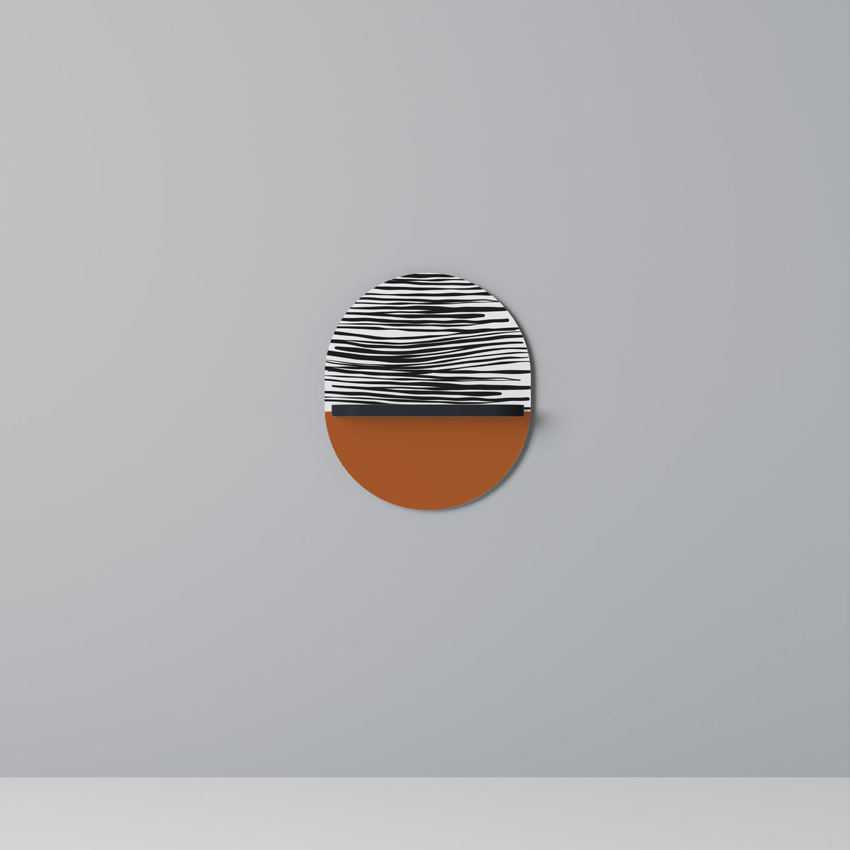 RADIANT ZEBRA Dekoratives Wandregal