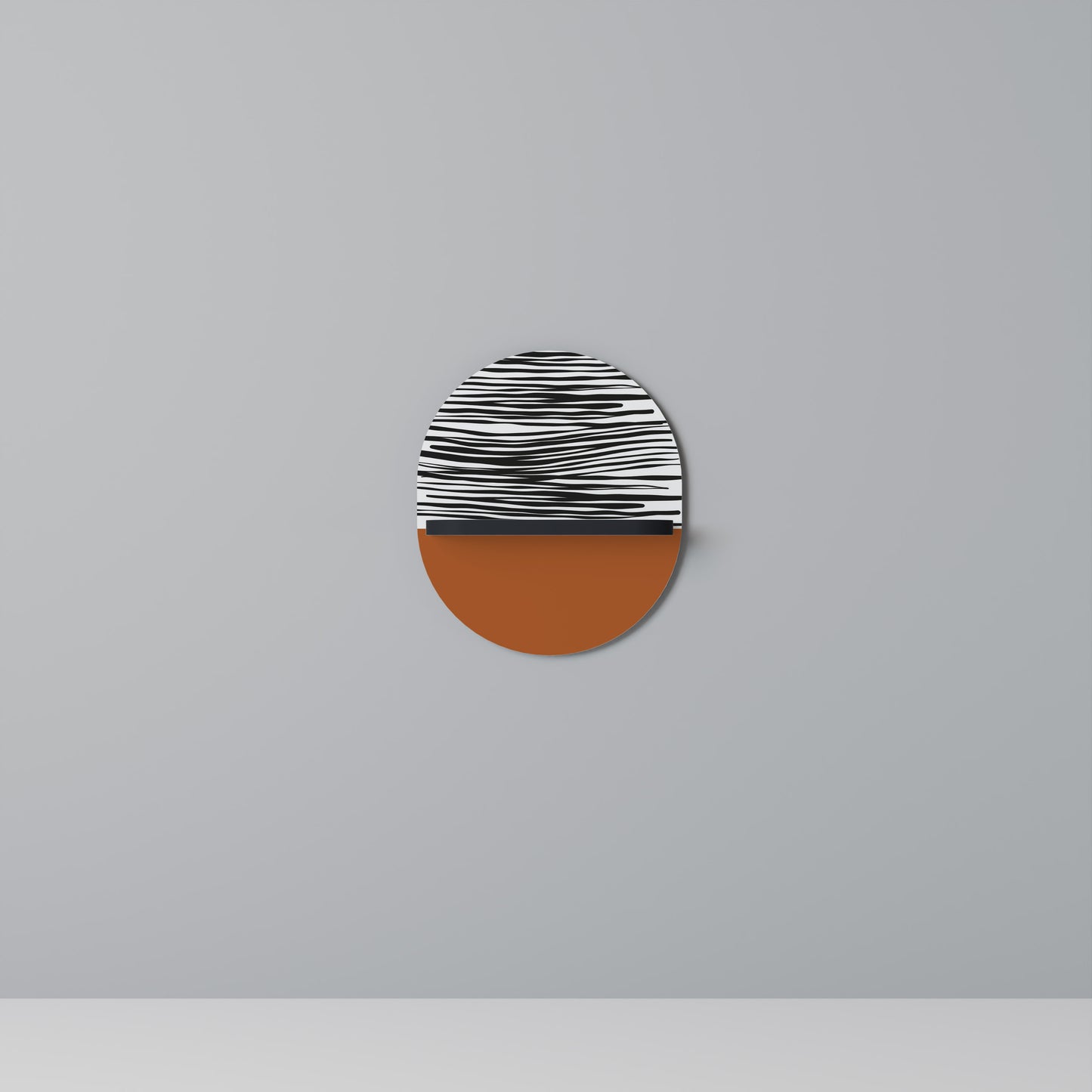 RADIANT ZEBRA Dekoratives Wandregal