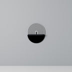 DUSK VIBRATION Ovales Kunstregal in Schwarz