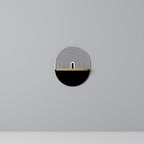 DUSK VIBRATION Ovales Kunstregal in Eiche-Optik