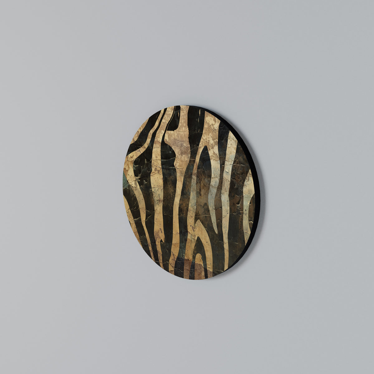 RUSTIC DANCE Rundes Wandbild