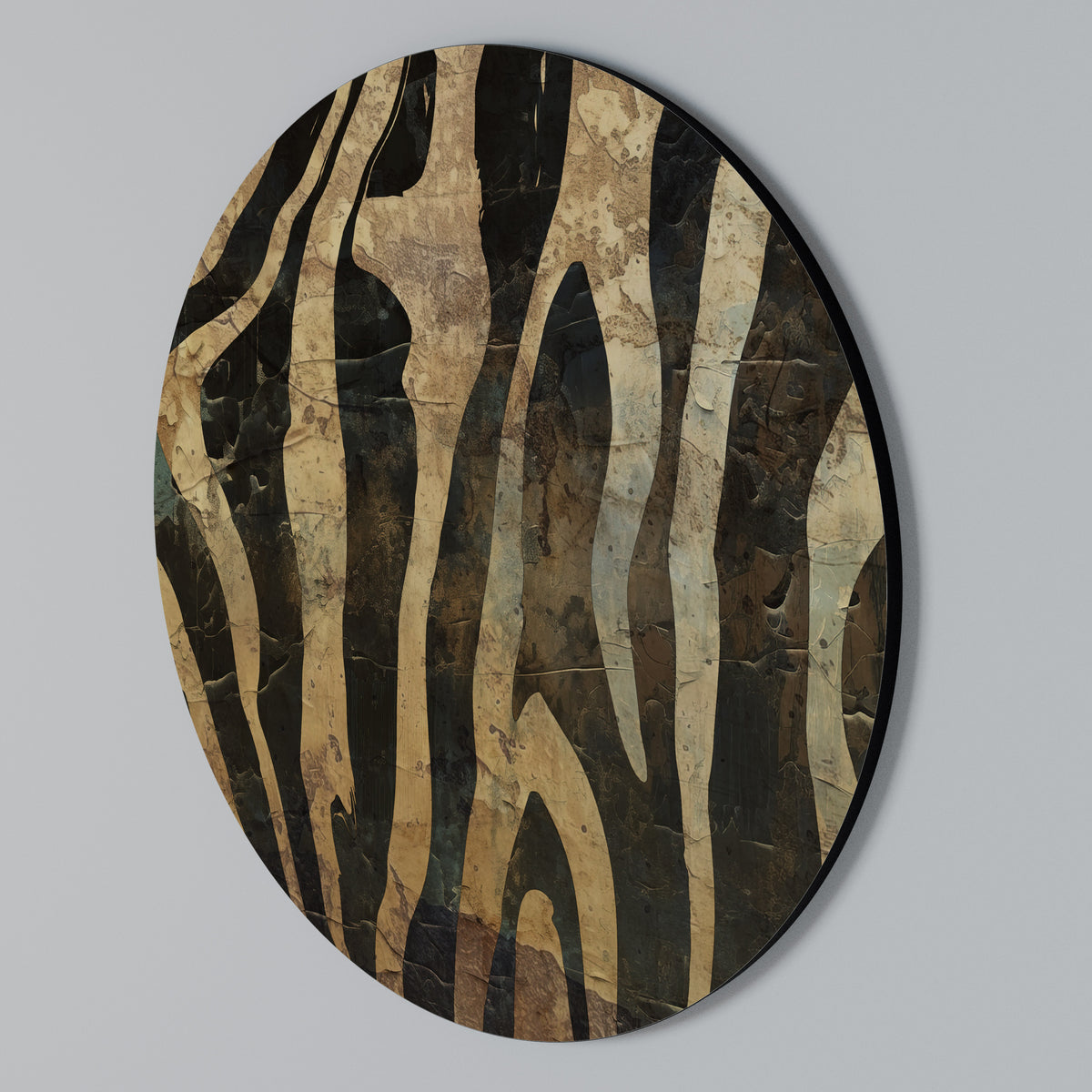 RUSTIC DANCE Rundes Wandbild