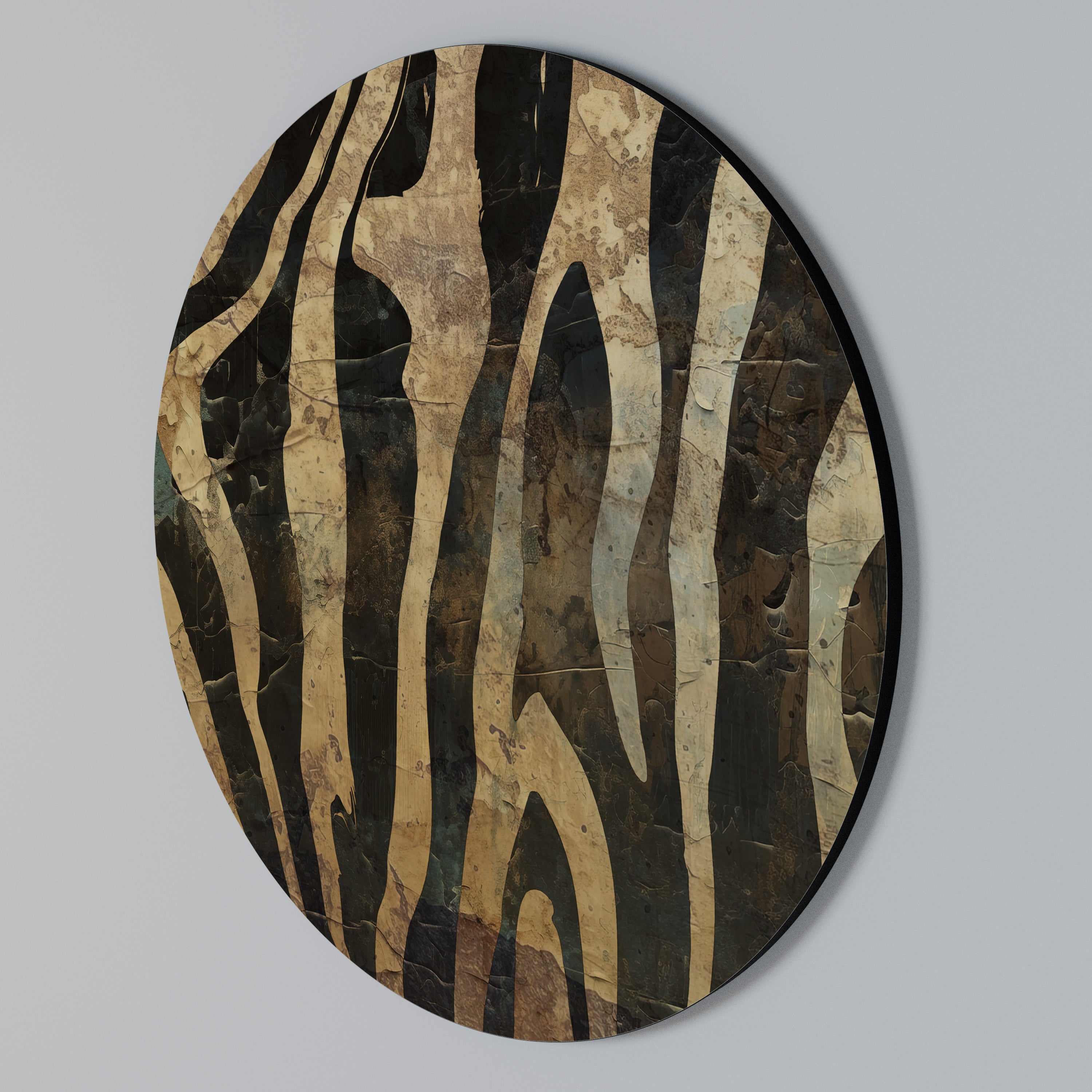 RUSTIC DANCE Round Wall Art