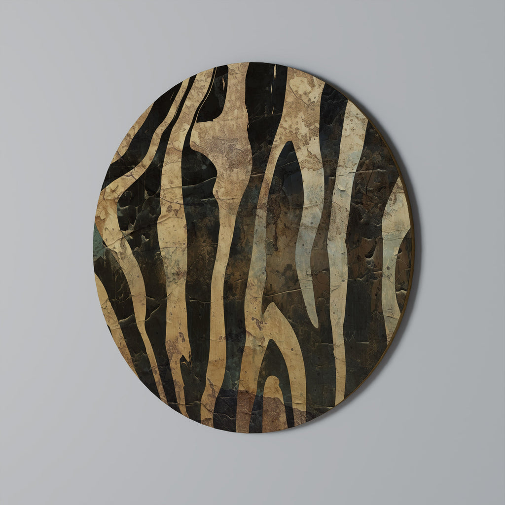 RUSTIKALER TANZ Runde Wandkunst