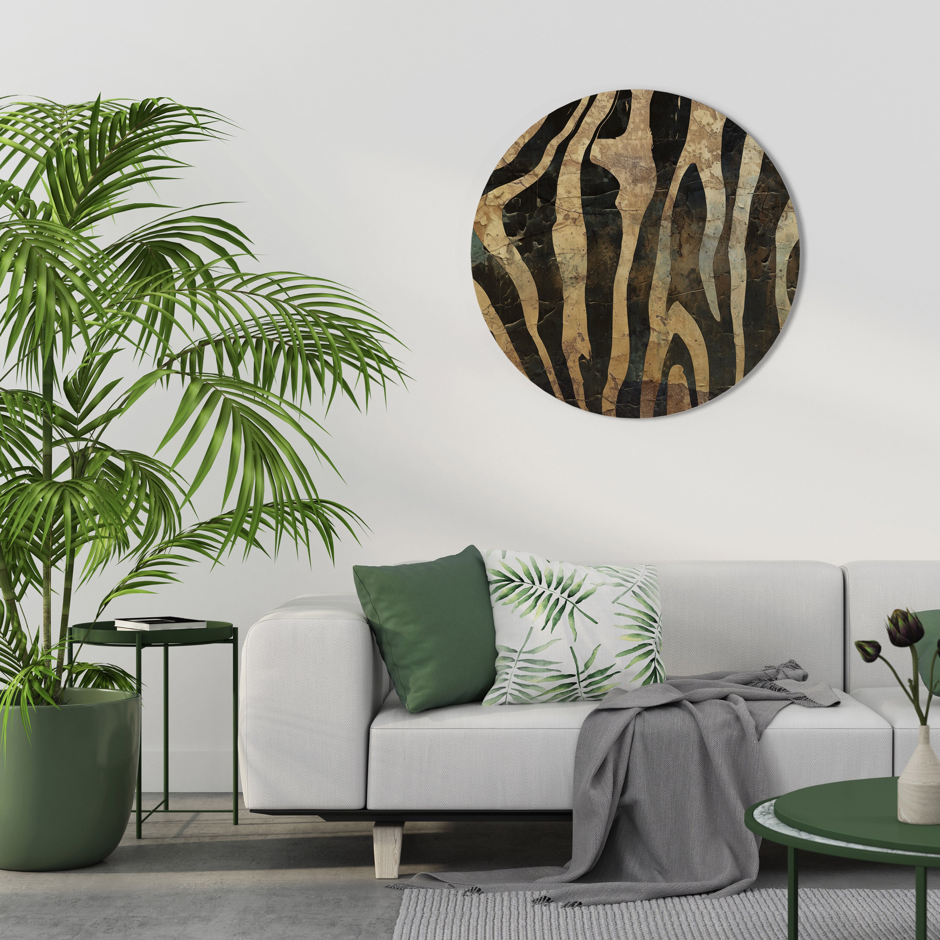 RUSTIKALER TANZ Runde Wandkunst