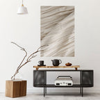 SERENE FOLDS Selbstklebendes Poster - Hochformat