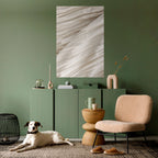 SERENE FOLDS Selbstklebendes Poster - Hochformat