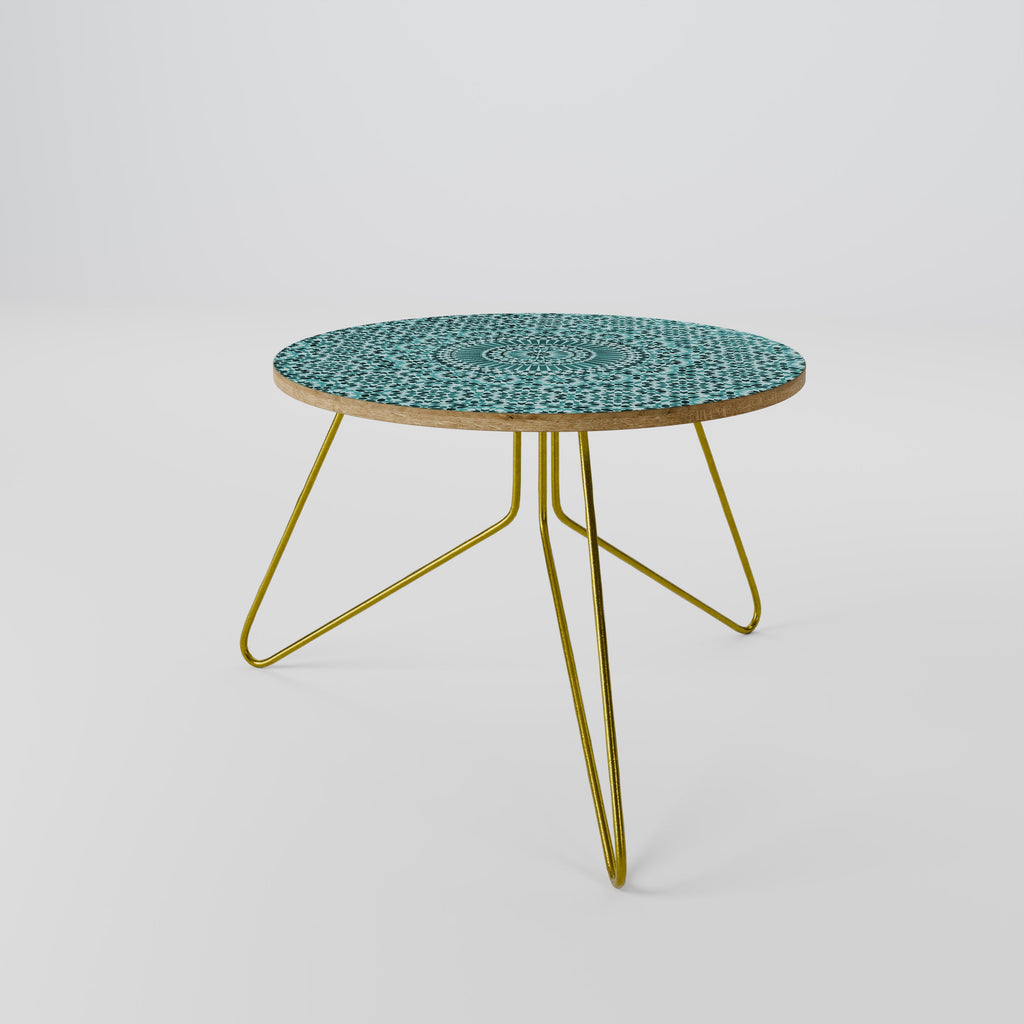Marokkanischer Türkis Couchtisch 60