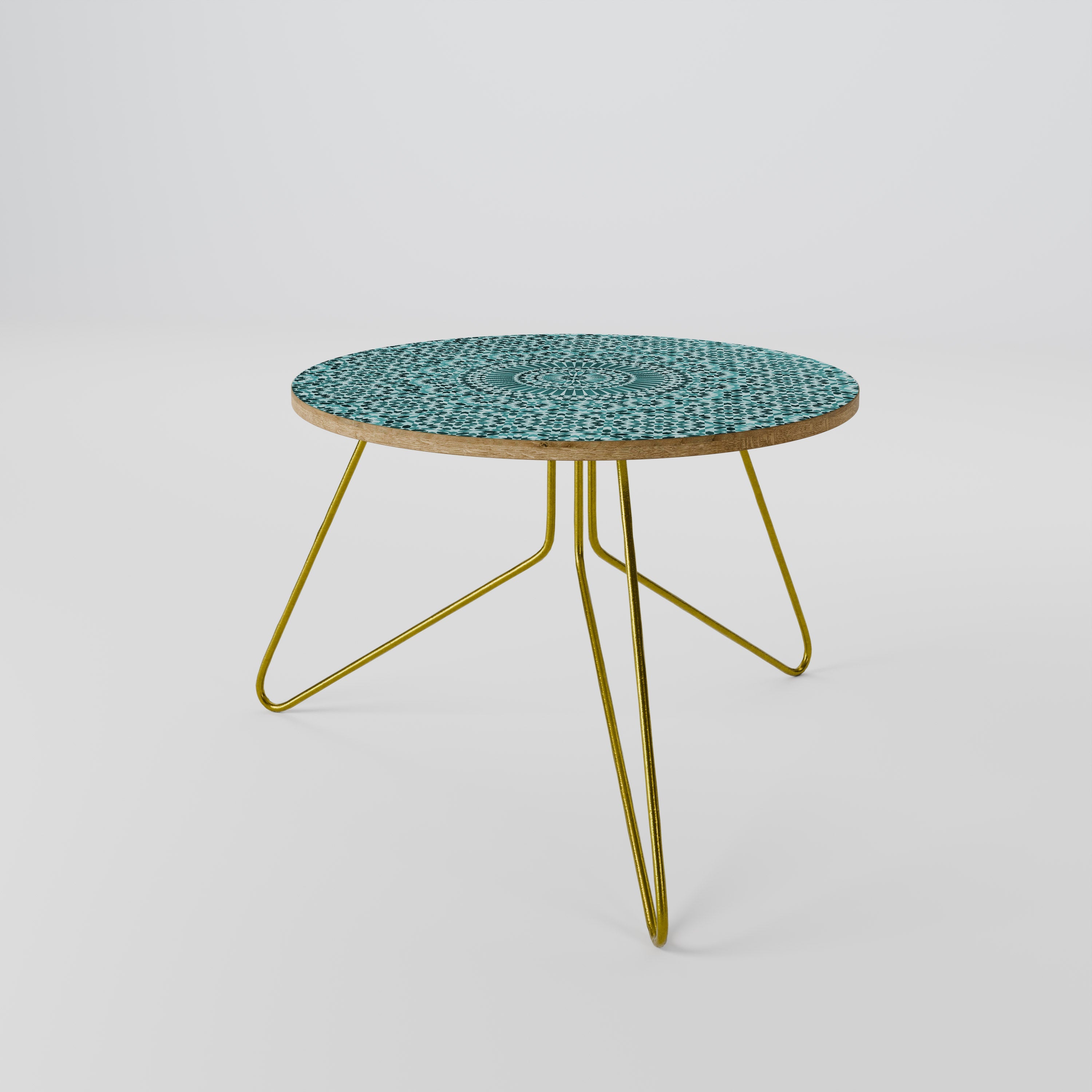 Marokkanischer Türkis Couchtisch 60