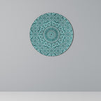 MOROCCAN TURQUOISE Round Wall Art