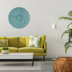 MOROCCAN TURQUOISE Round Wall Art