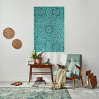 MOROCCAN TURQUOISE Selbstklebendes Poster - Hochformat