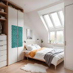 MOROCCAN TURQUOISE Selbstklebendes Poster - Hochformat