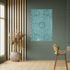 MOROCCAN TURQUOISE Selbstklebendes Poster - Hochformat