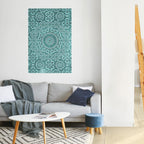 MOROCCAN TURQUOISE Selbstklebendes Poster - Hochformat