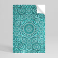 MOROCCAN TURQUOISE Peel and Stick Vertical Poster
