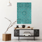 MOROCCAN TURQUOISE Selbstklebendes Poster - Hochformat