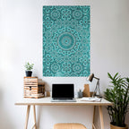 MOROCCAN TURQUOISE Selbstklebendes Poster - Hochformat