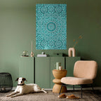 MOROCCAN TURQUOISE Selbstklebendes Poster - Hochformat