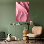 THINKING PINK Selbstklebendes Poster - Hochformat