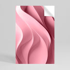 THINKING PINK Selbstklebendes Poster - Hochformat
