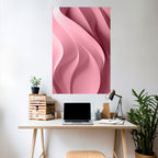 THINKING PINK Selbstklebendes Poster - Hochformat