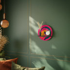 VIVID VISIONARY Rundes Kunstregal in Schwarz