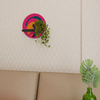 VIVID VISIONARY Rundes Kunstregal in Schwarz