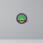 SHIMMER SPECTRUM Rundes Kunstregal in Schwarz