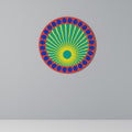 SHIMMER SPECTRUM Round Wall Art