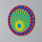 SHIMMER SPECTRUM Round Wall Art