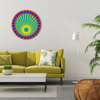 SHIMMER SPECTRUM Round Wall Art