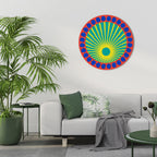 SHIMMER SPECTRUM Round Wall Art