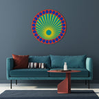 SHIMMER SPECTRUM Round Wall Art