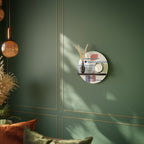 VIBRANT VERSE Rundes Kunstregal in Schwarz