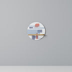 VIBRANT VERSE Rundes Kunstregal in Eiche-Optik