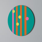 SOMEWHERE IN BETWEEN Runde Wanddekoration Ø 69 cm