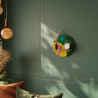 RADIANT RAY Rundes Kunstregal in Eiche-Optik