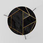 GLINTING GEOMETRIC DREAMS Couchtisch Ø 60 cm