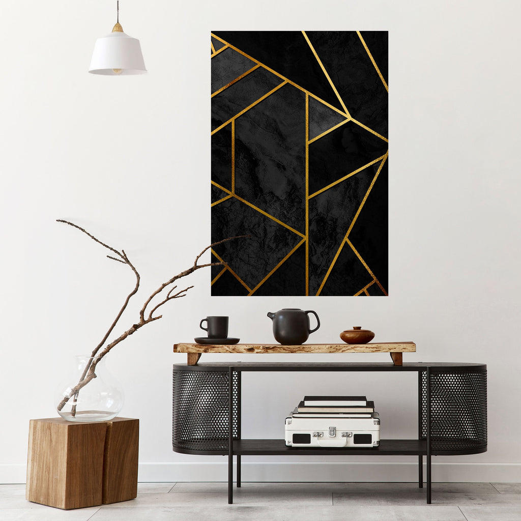 GLITZERNDE GEOMETRISCHE TRÄUME Vertikales Poster zum Abziehen und Aufkleben
