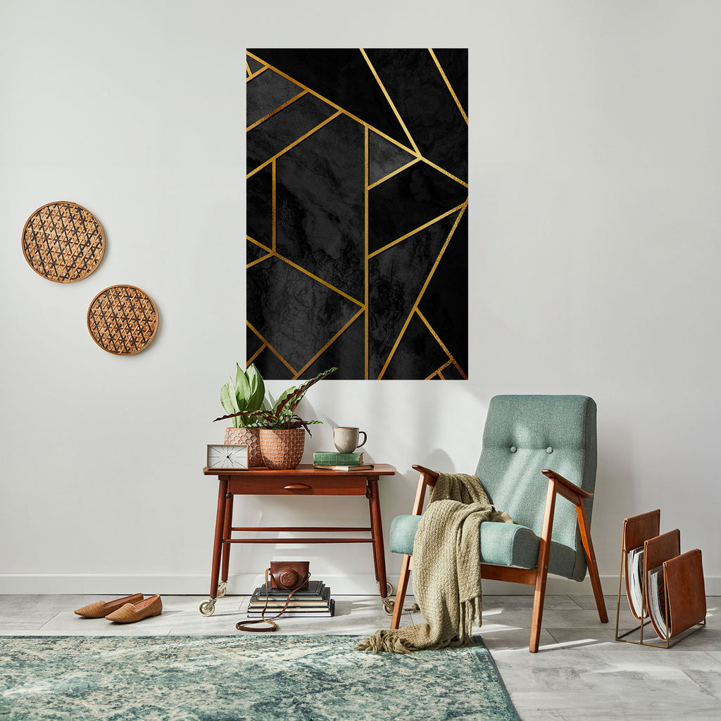 GLITZERNDE GEOMETRISCHE TRÄUME Vertikales Poster zum Abziehen und Aufkleben