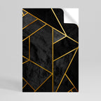 GLINTING GEOMETRIC DREAMS Selbstklebendes Poster - Hochformat