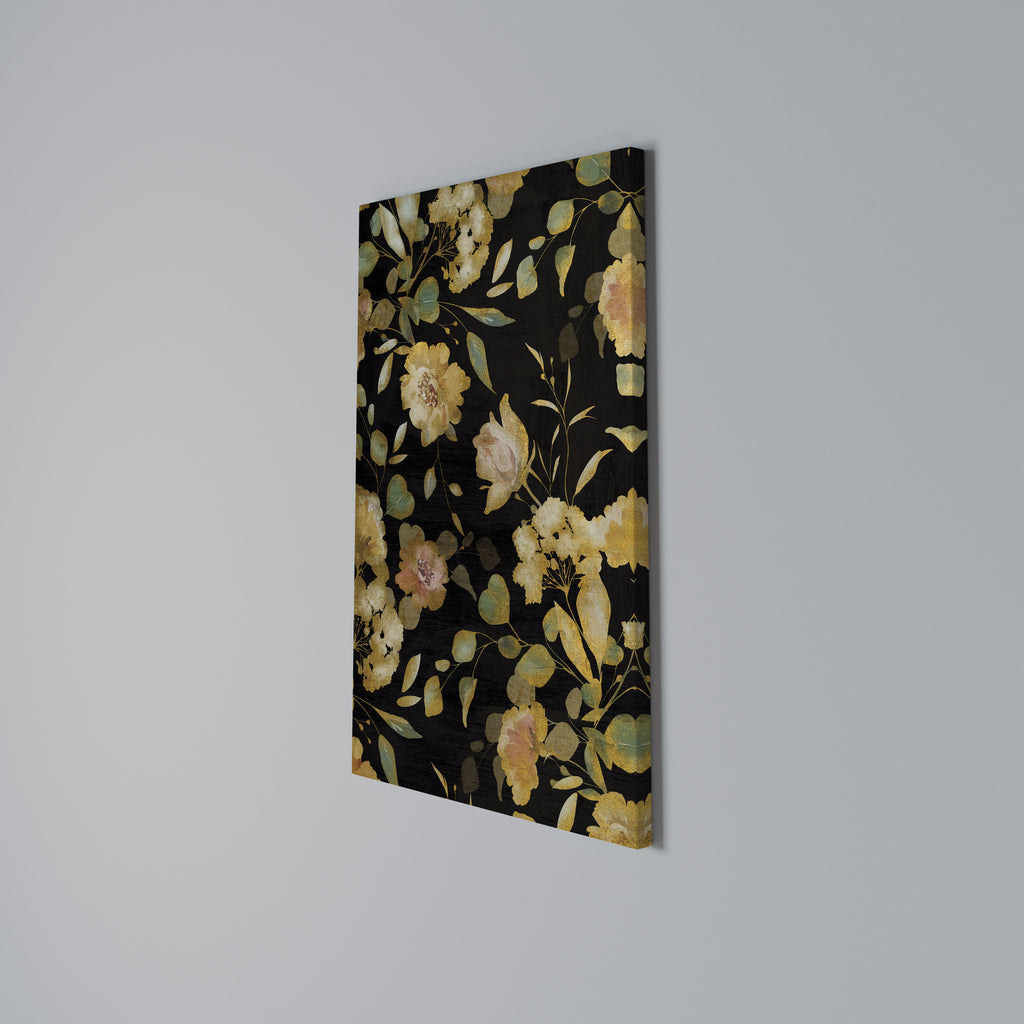 MODEST FLORAL Vertical Canvas Print