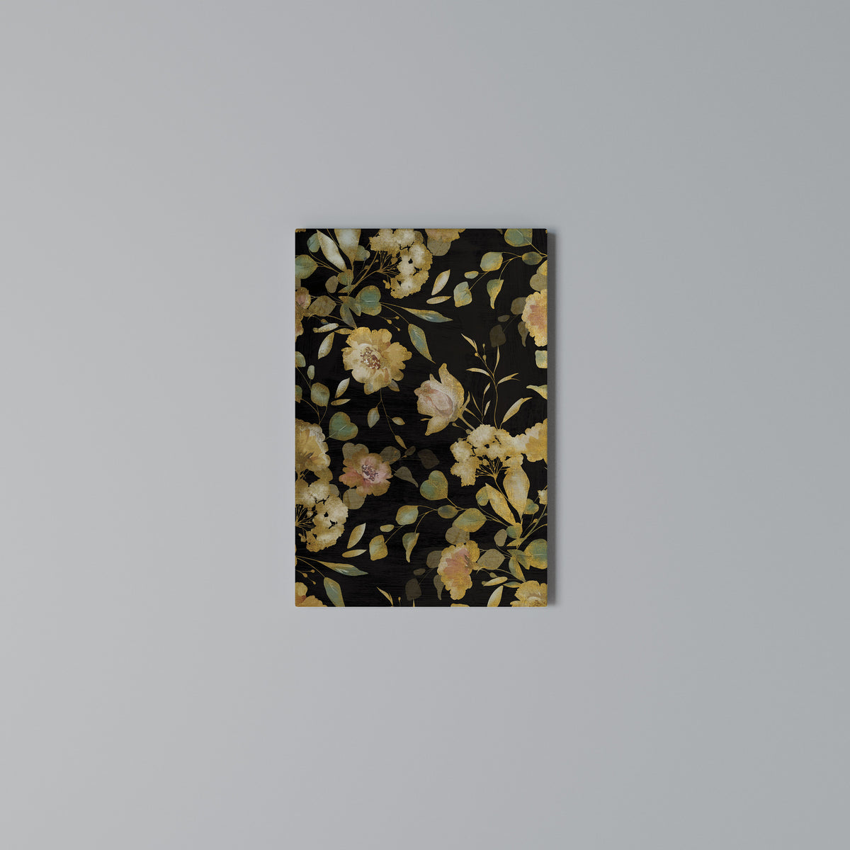 MODEST FLORAL Vertical Canvas Print